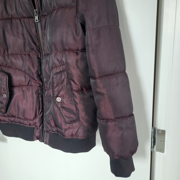 Guess Full Zip Puffer Jacket Coat - Picture 5 of 13